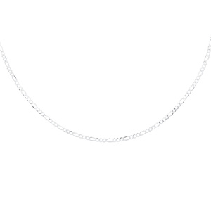 Łańcuszek diamentowany figaro płaskie pr. 925 Ø 050