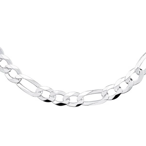 Łańcuszek diamentowany figaro płaskie pr. 925 Ø 300