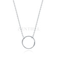 Srebrny naszyjnik pr.925 choker z kółkiem