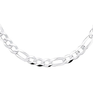 Łańcuszek diamentowany figaro płaskie pr. 925 Ø 250