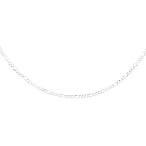 Łańcuszek diamentowany figaro płaskie pr. 925 Ø 060