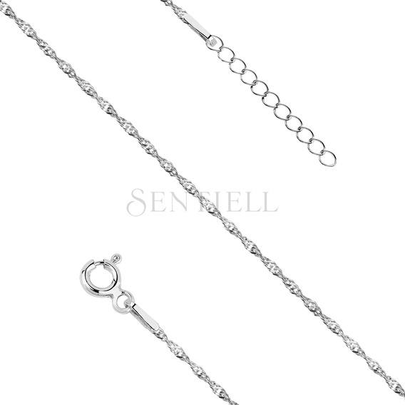 Srebrna bransoletka na nogę singapur pr.925