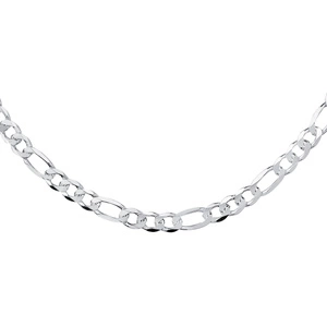 Łańcuszek diamentowany figaro płaskie pr. 925 Ø 180 rodowany