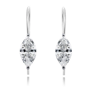 Srebrne kolczyki pr.925 Cyrkonia markiza