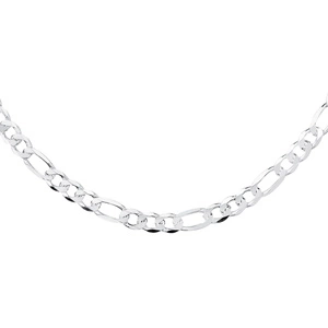 Łańcuszek diamentowany figaro płaskie pr. 925 Ø 180