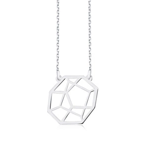 Srebrny naszyjnik pr.925 - Origami