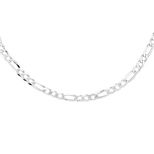 Łańcuszek diamentowany figaro płaskie pr. 925 Ø 140 rodowany
