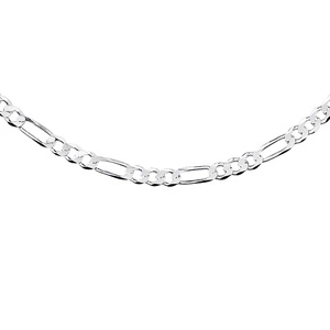 Łańcuszek diamentowany figaro płaskie pr. 925 Ø 120
