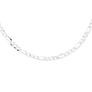 Łańcuszek diamentowany figaro płaskie pr. 925 Ø 140