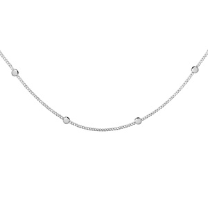 Srebrny naszyjnik pr.925 choker z kuleczkami