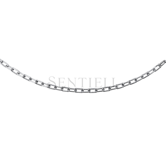 Łańcuszek srebrny pr.925 ankier diamentowany