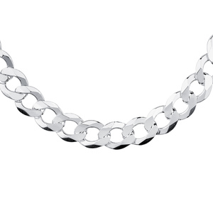 Pancerka diamentowana płaska pr. 925 rodowana Ø 400