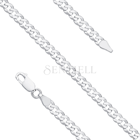 Bransoletka - pancerka diamentowana płaska pr. 925 Ø 120