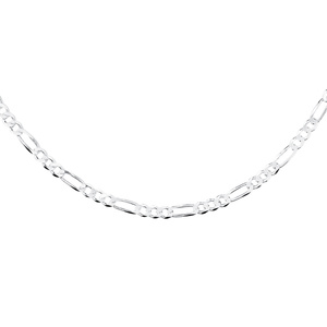 Łańcuszek diamentowany figaro płaskie pr. 925 Ø 120